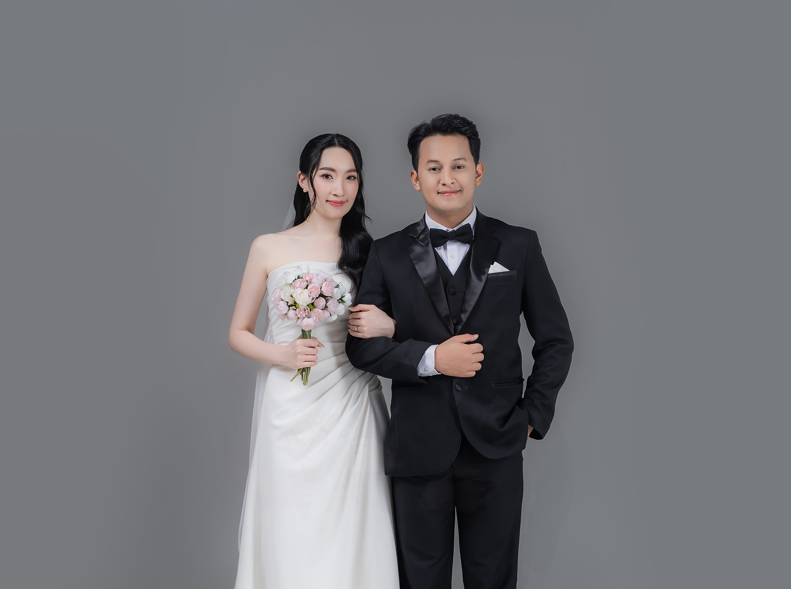 atmospheric wedding scene